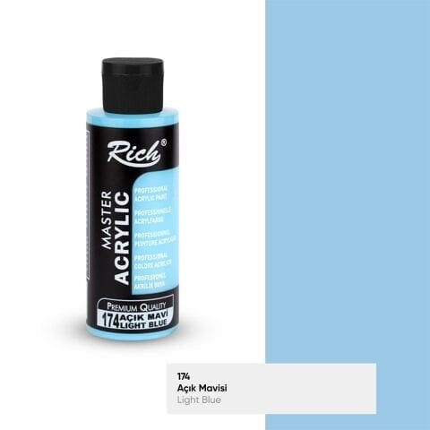 Master Akrilik 120 cc Açık Mavi