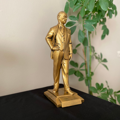 Gold Dekoratif Atatürk Heykel