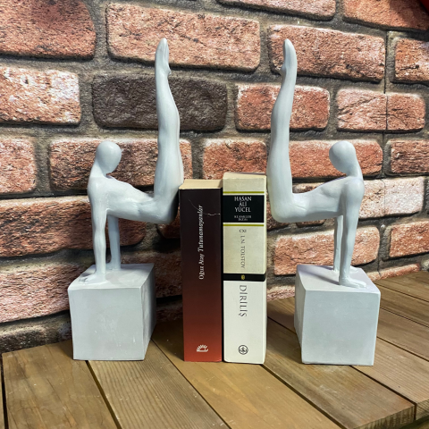 Akrobat Adamlar Kitap Tutucu