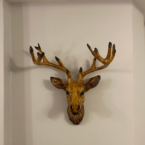 Duvar Geyik Kafası Büst