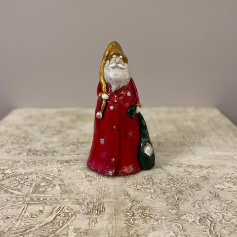 Tulumlu Noel Baba Yılbaşı Dekoratif Obje