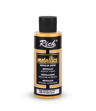 Metalik Boya 120 cc Antik Altın