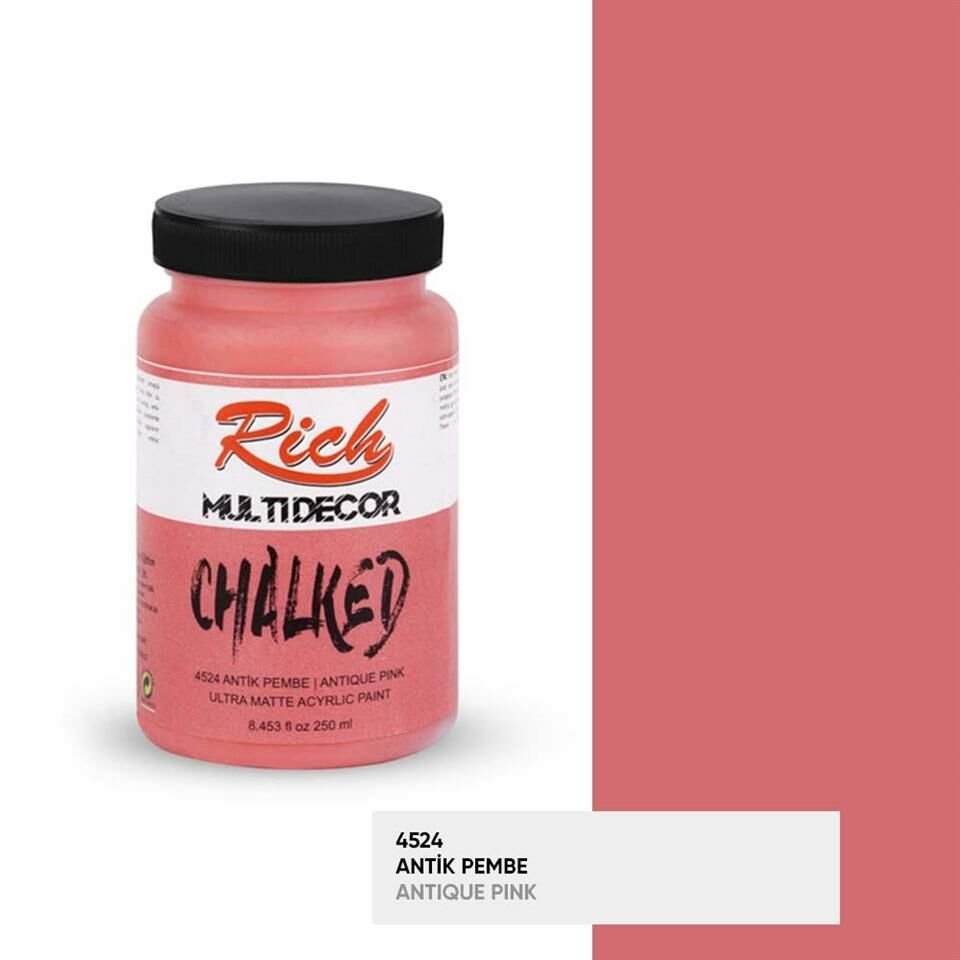 Multi Decor Chalked 250 cc Antik Pembe