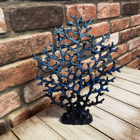 Desenli Deniz Mercan Dekoratif Obje