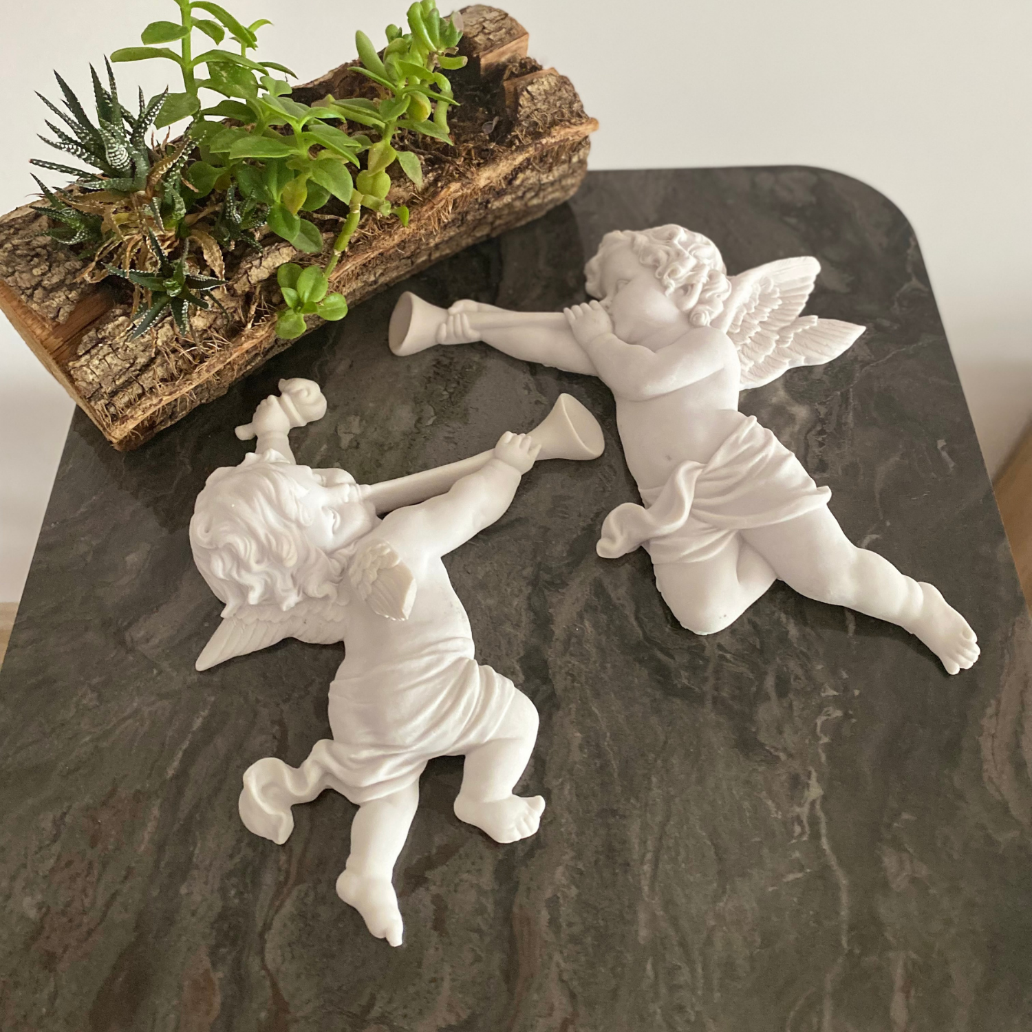 Borazanlı 2'li Melek Duvar Süsü