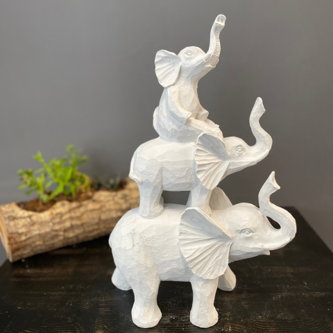 Üst Üste 3 Fil Yeni