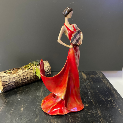 Kadın Şaraplık Şişe Tutucu