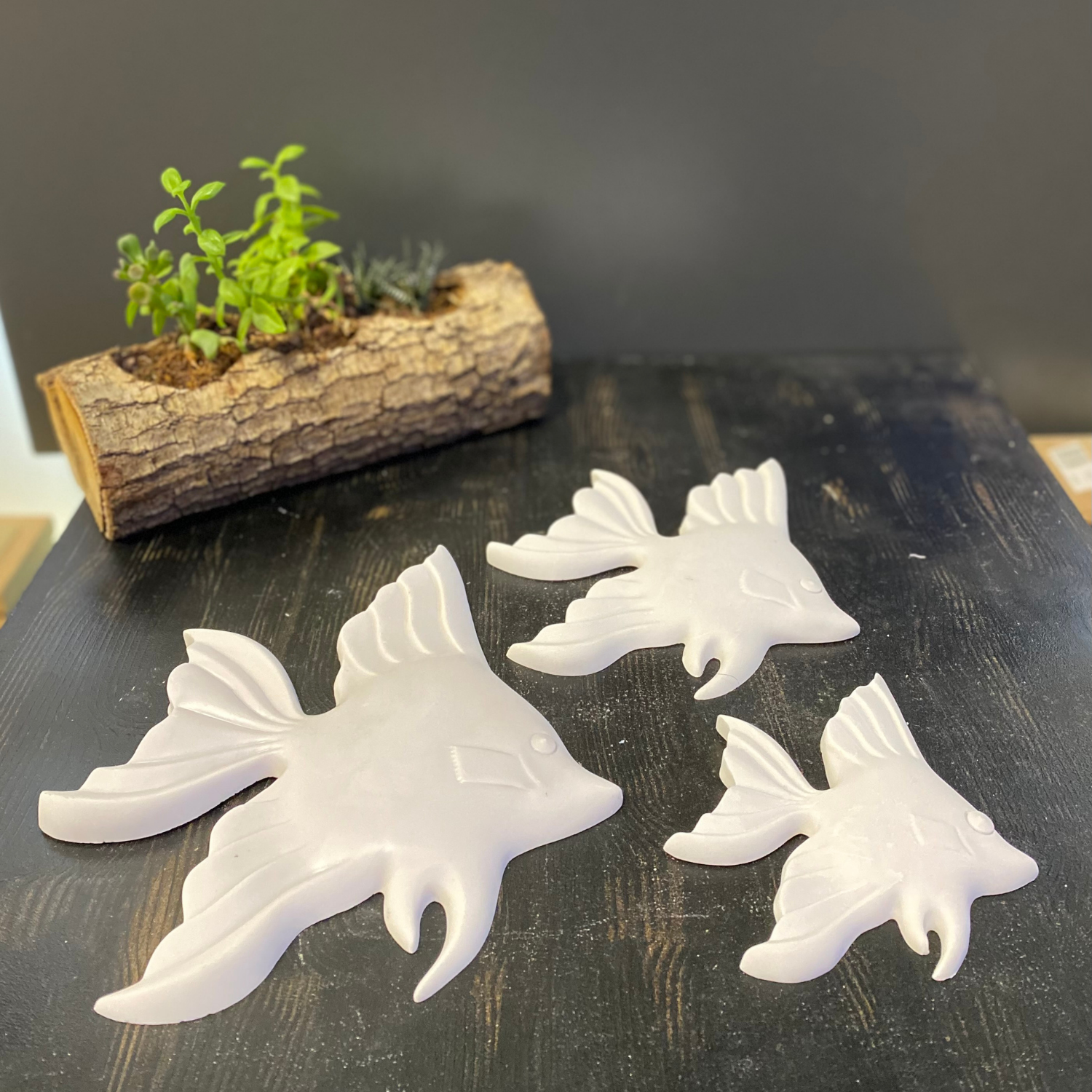 3'lü Balık Duvar Dekoru