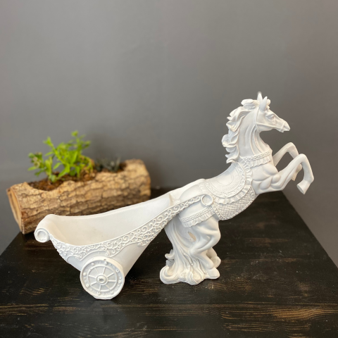 Kızaklı At Şişe Tutucu Şaraplık