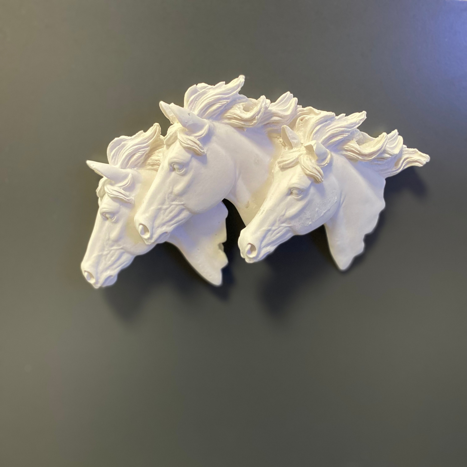 3'lü At Kafası Duvar Dekoru