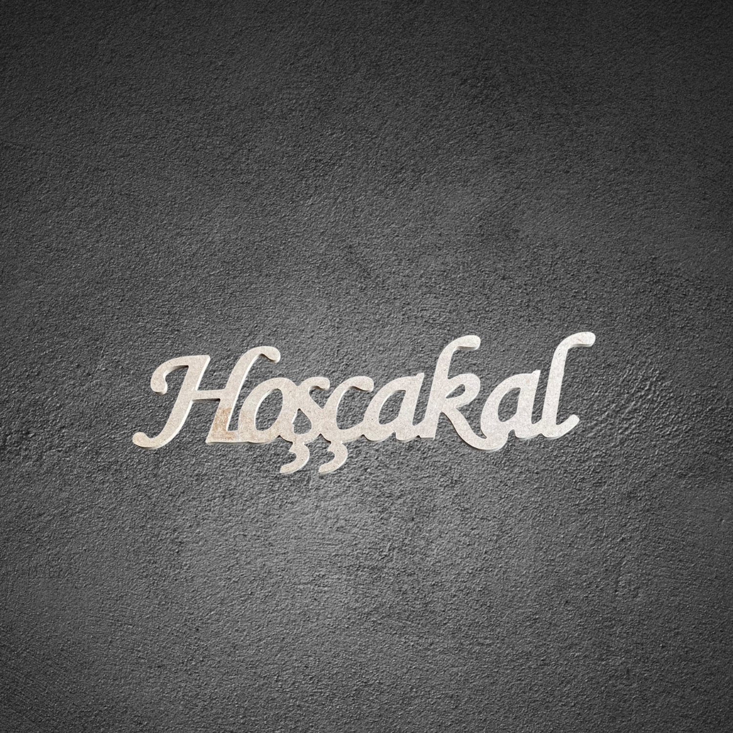 Hoşçakal Ahşap Yazı