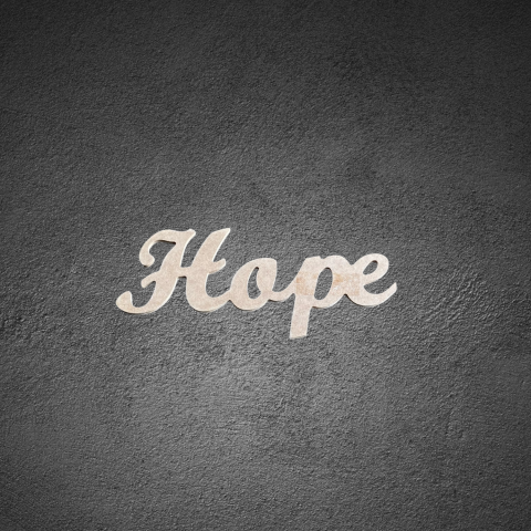 Hope Ahşap Yazı