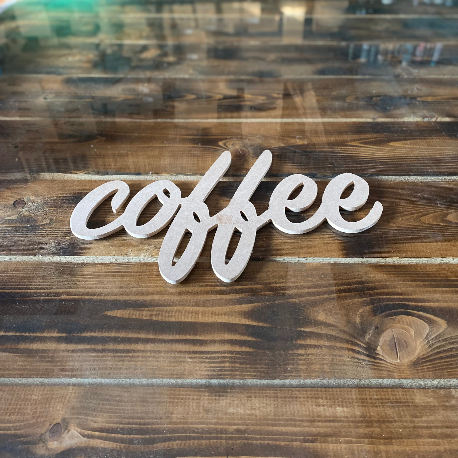 Coffee Ahşap Büyük Yazı