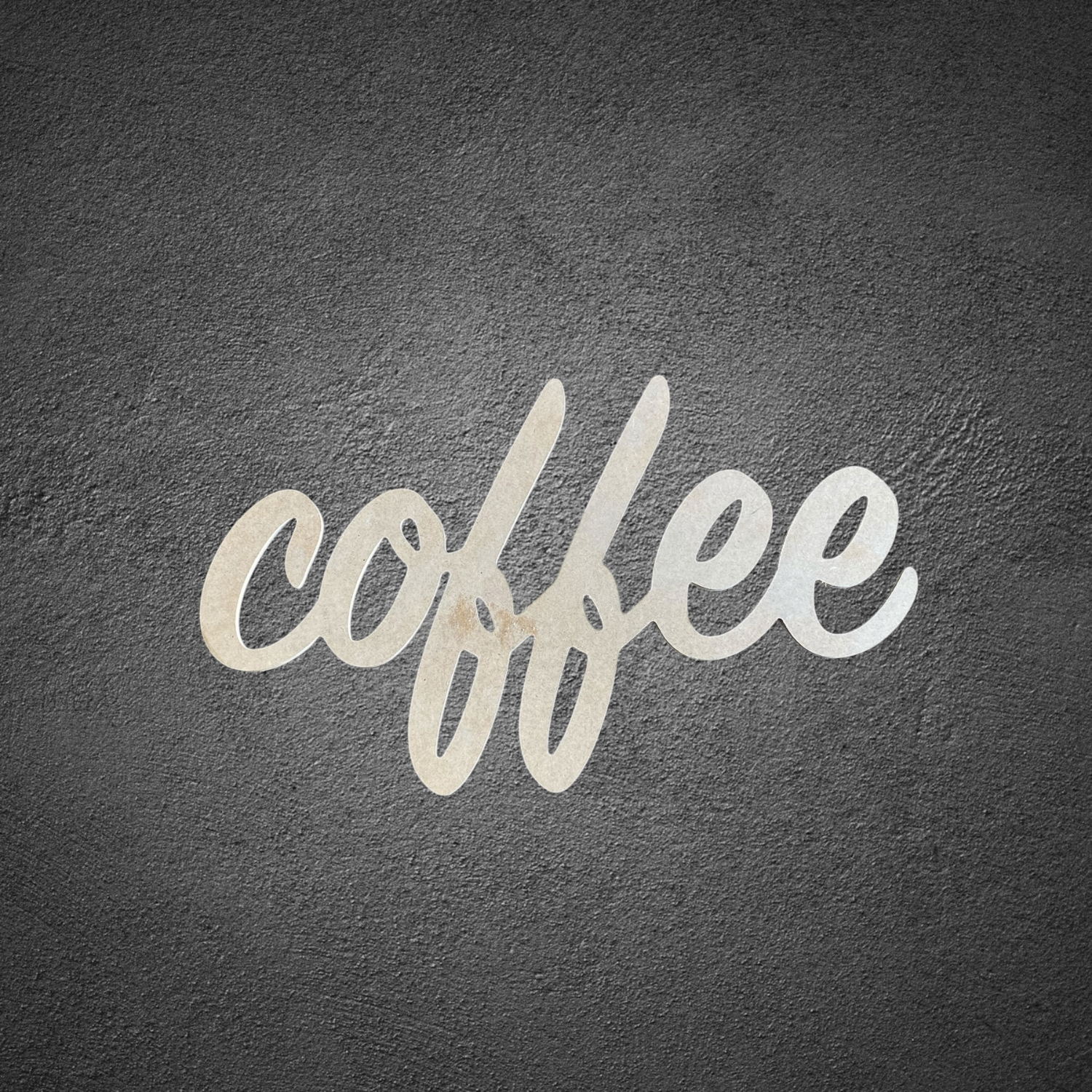 Coffee Ahşap Büyük Yazı