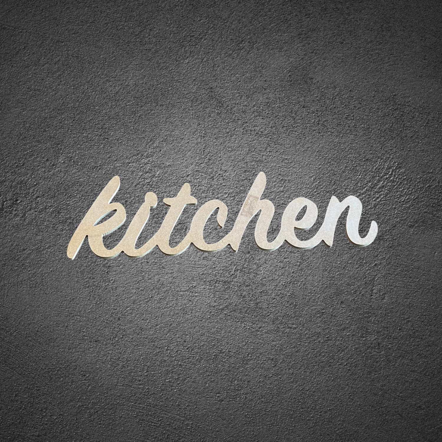 Kitchen Ahşap Büyük Yazı
