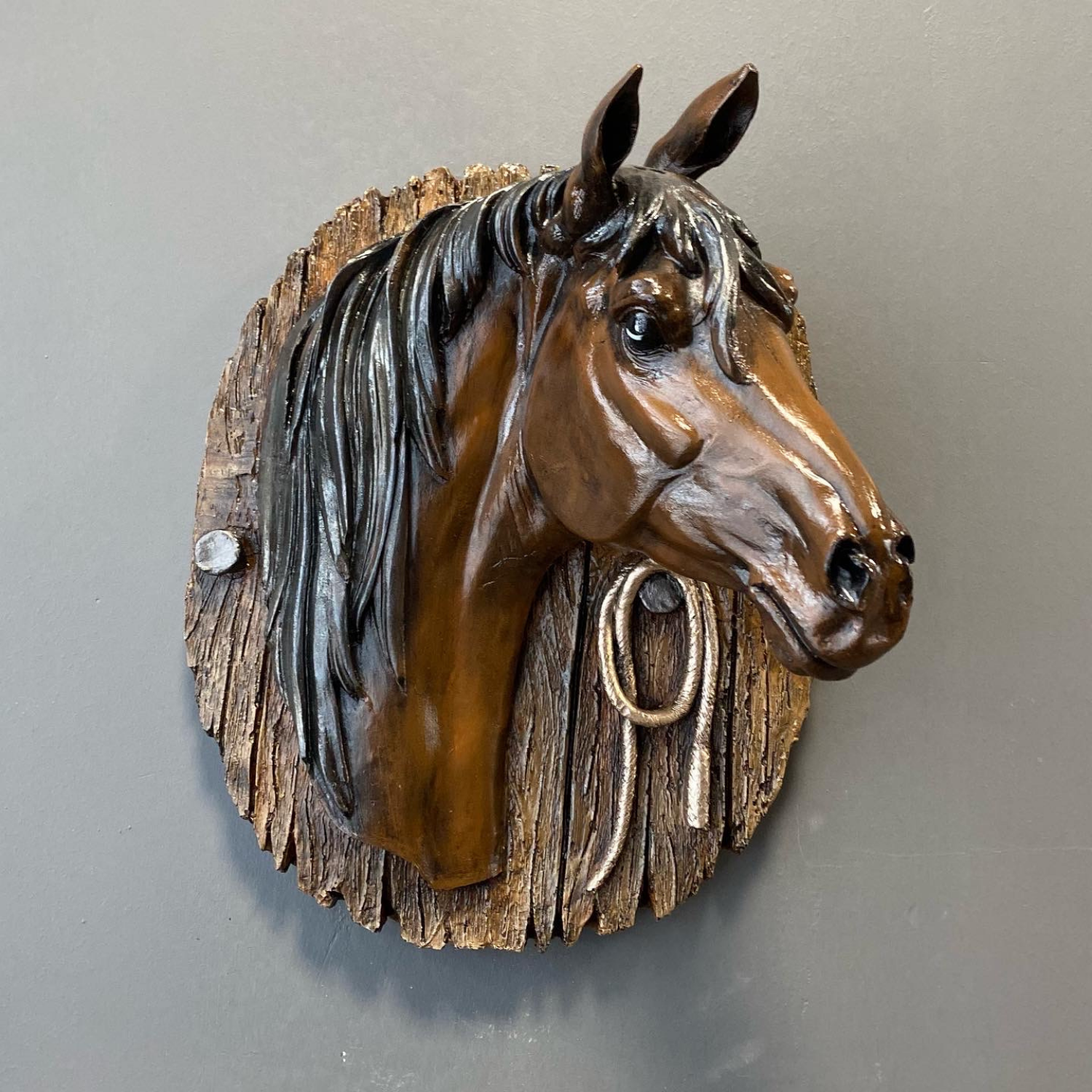 At Kafası Başı Duvar Dekoru