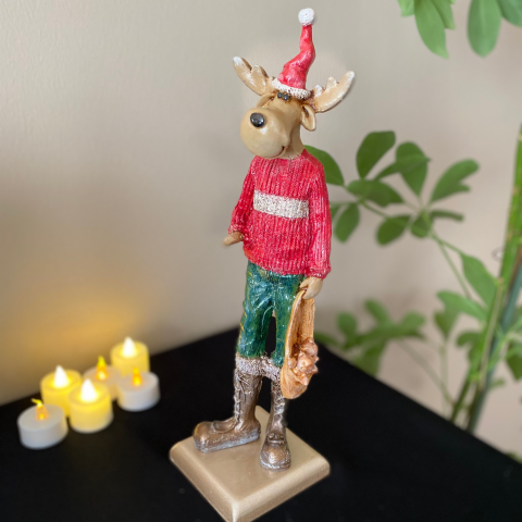 Yılbaşı Dekoru Geyik Adam
