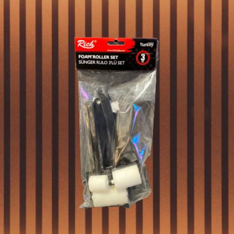 Plastik Saplı Sünger Rulo Karışık Set