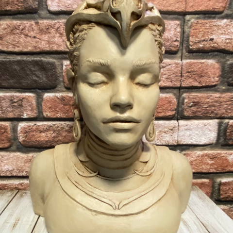 Su Perisi Dryope Büst Heykel