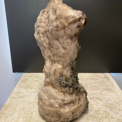 Göğsü Kartallı Erkek Tors Heykel