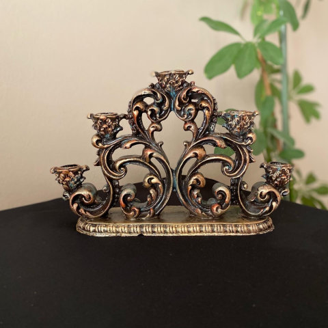 5'li Klasik Şamdan Mumluk