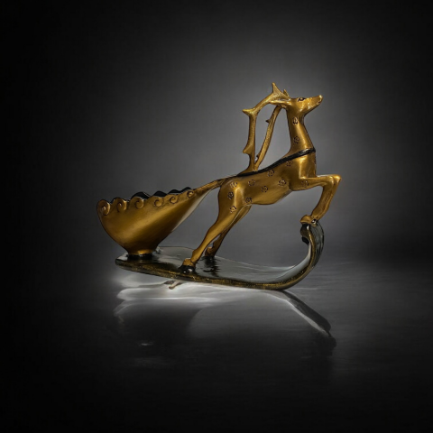 Geyik Şaraplık Şişe Tutucu