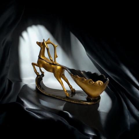 Geyik Şaraplık Şişe Tutucu