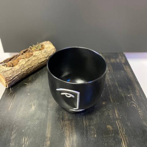 Kısa Yüz Seramik Vazo Saksı