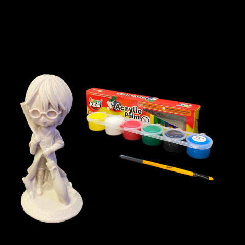 Çocuk Etkinlik Workshop Boyama Seti Harry Potter Süpürgeli
