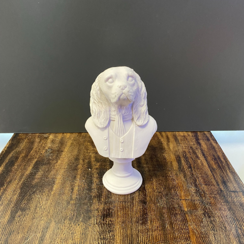 Kravatlı Köpek Büst