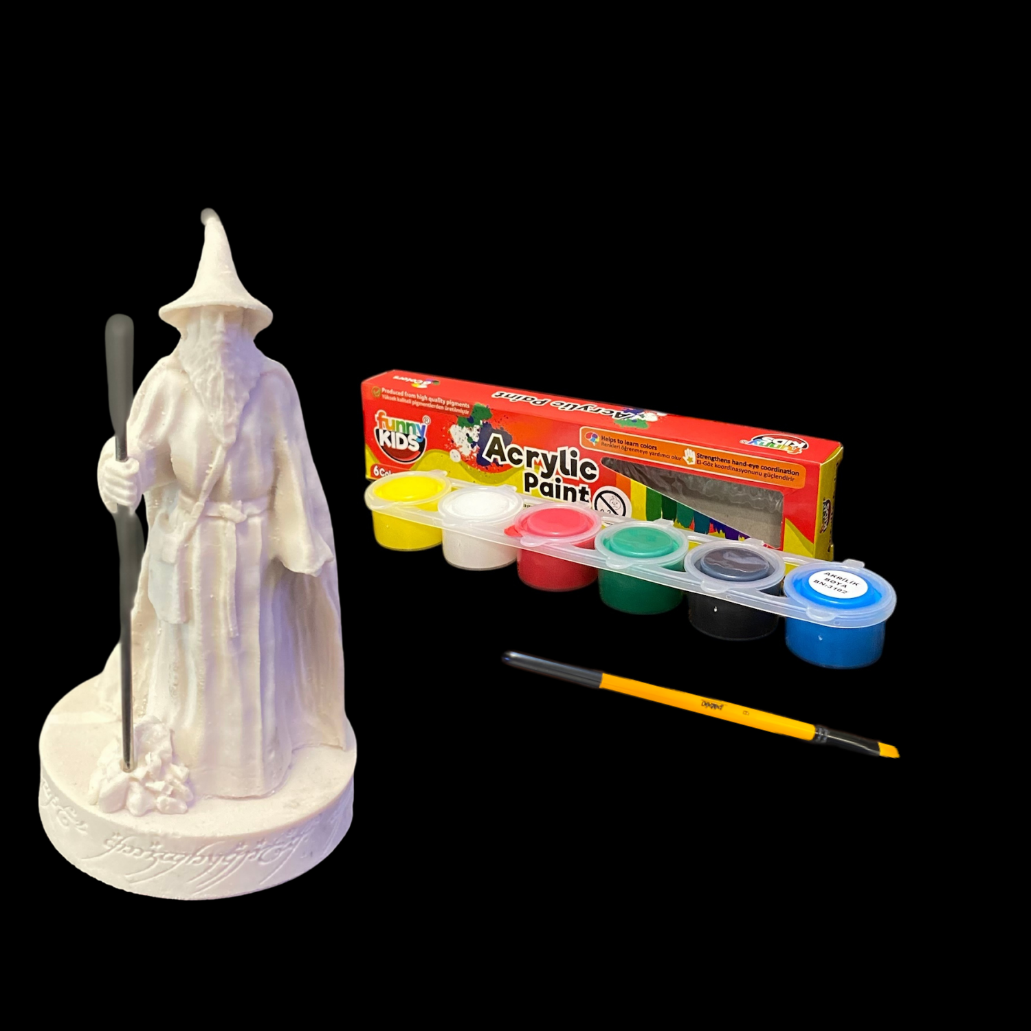 Çocuk Etkinlik Boyama Seti Mızraklı Gandalf