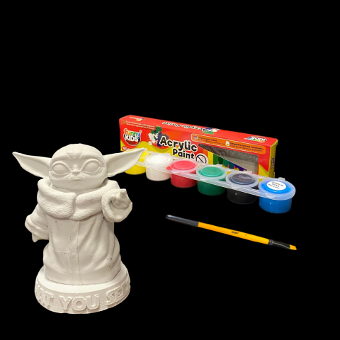 Çocuk Etkinlik Workshop Boyama Seti Yoda