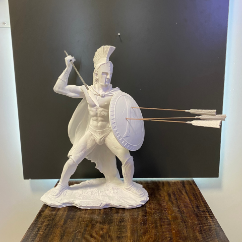 Büyük Leonidas Ham Polyester Obje