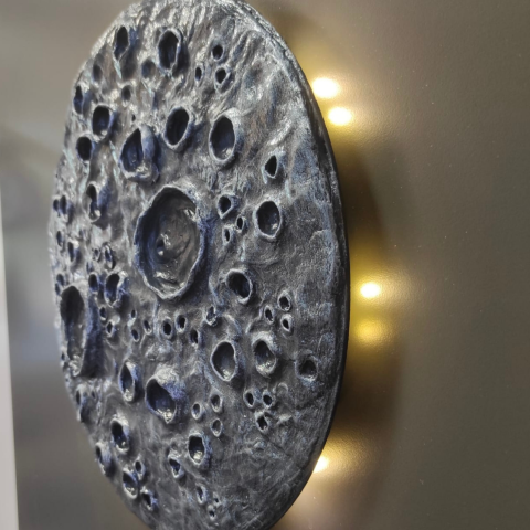 Ay Yüzeyi Ay Dokusu Ledli Duvar Dekoratif Ürün