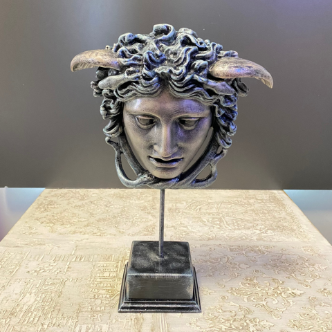 Medusa Büst Heykel Biblo