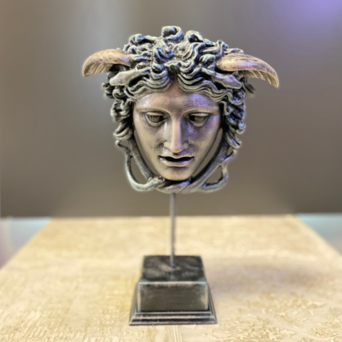 Medusa Büst Heykel Biblo