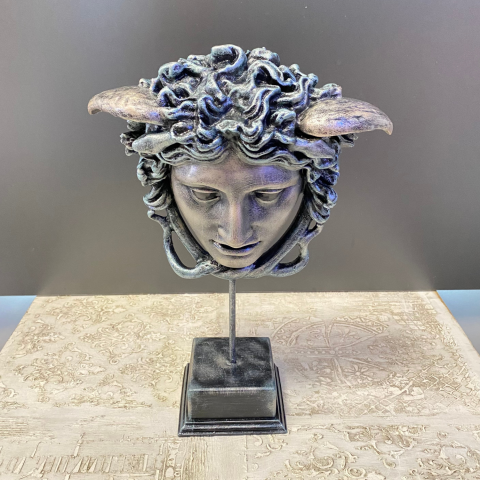 Medusa Büst Heykel Biblo