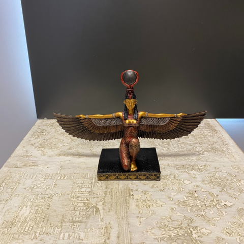 Antik Mısır Tanrıçası İsis Biblo Heykel