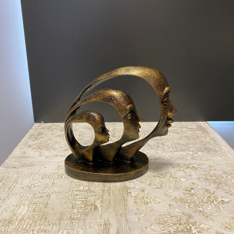 Anne Baba Çocuk 3 Yüzlü Aile Mask