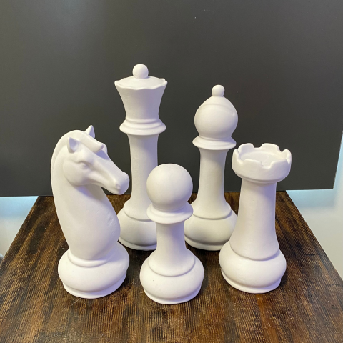 Şah Vezir At Kale Piyon Yeni Satranç Takım