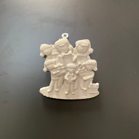 Yılbaşı 6'lı Aile Kapı Süsü Duvar Süsü Ağaç Süsü