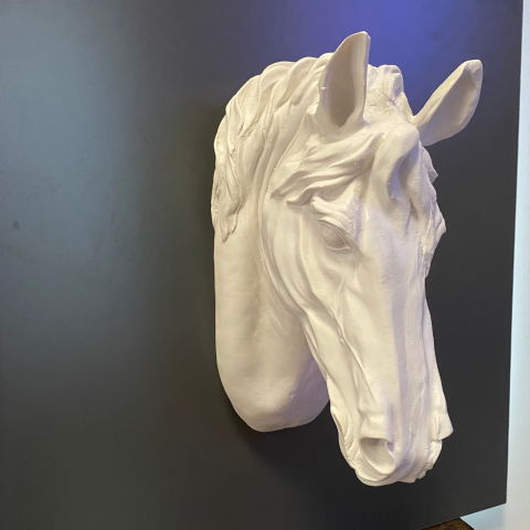 Büyük At Kafası Duvar Dekoru