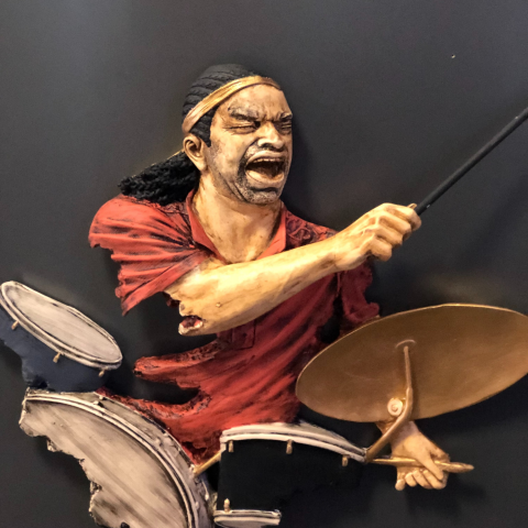 Baterist Duvar Dekoru