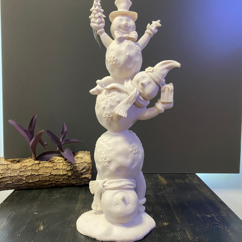 3'lü Neşeli Kardan Adam