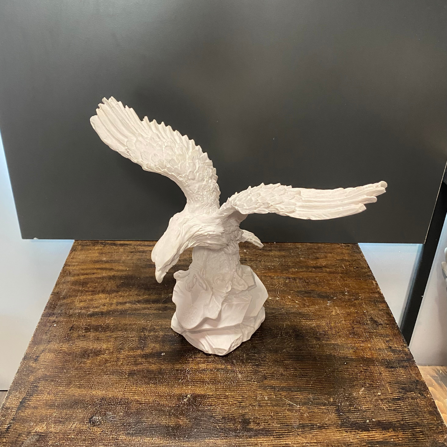 Kanatları Açık Kartal Düz