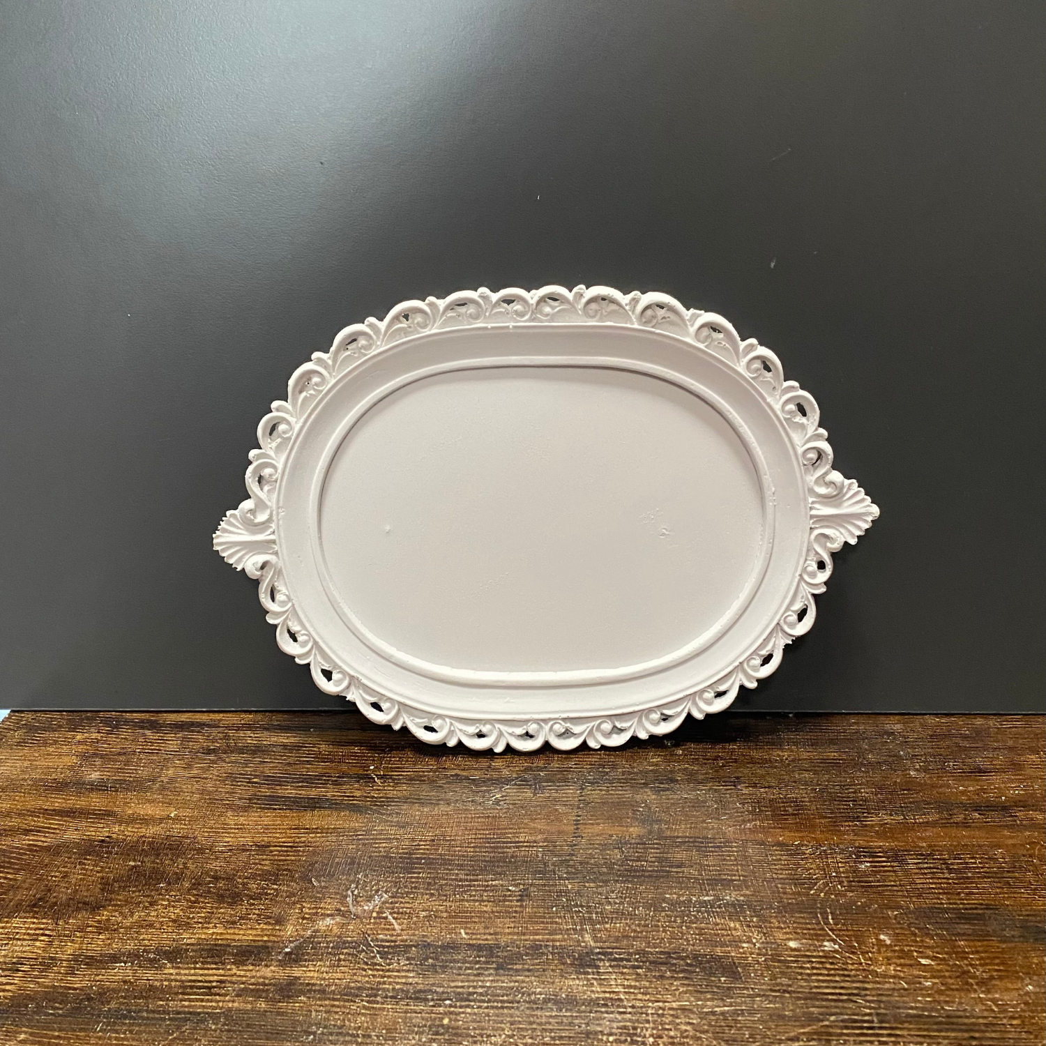 Polyester Oval Tabak Tepsi Çerçeve Pano