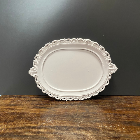 Polyester Oval Tabak Tepsi Çerçeve Pano